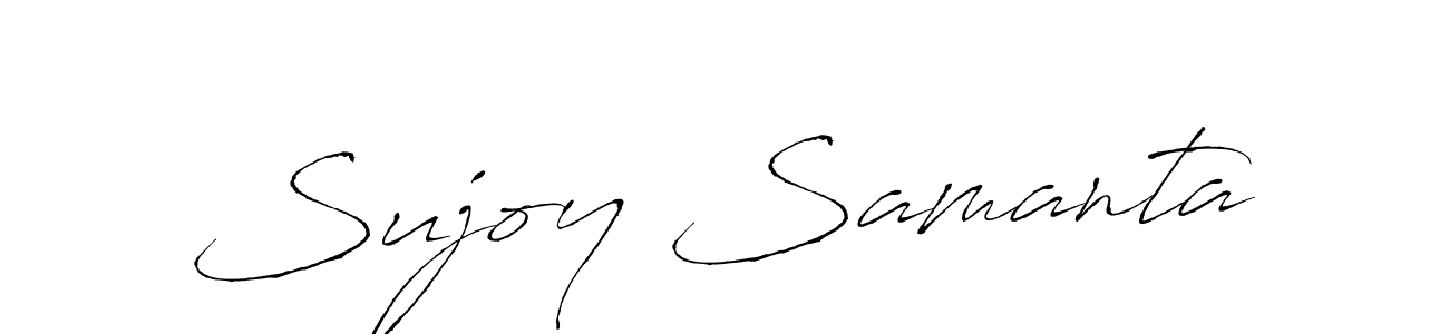 if you are searching for the best signature style for your name Sujoy Samanta. so please give up your signature search. here we have designed multiple signature styles  using Antro_Vectra. Sujoy Samanta signature style 6 images and pictures png