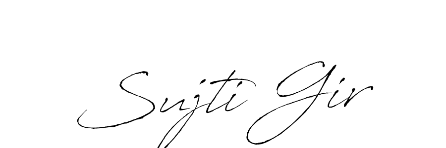 Once you've used our free online signature maker to create your best signature Antro_Vectra style, it's time to enjoy all of the benefits that Sujti Gir name signing documents. Sujti Gir signature style 6 images and pictures png