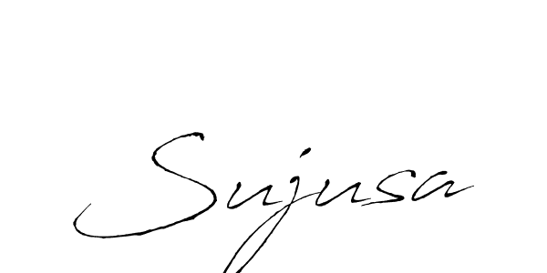 You should practise on your own different ways (Antro_Vectra) to write your name (Sujusa) in signature. don't let someone else do it for you. Sujusa signature style 6 images and pictures png