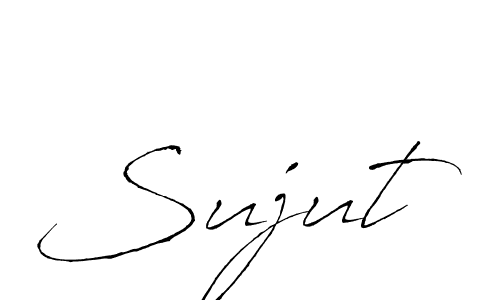 Design your own signature with our free online signature maker. With this signature software, you can create a handwritten (Antro_Vectra) signature for name Sujut. Sujut signature style 6 images and pictures png