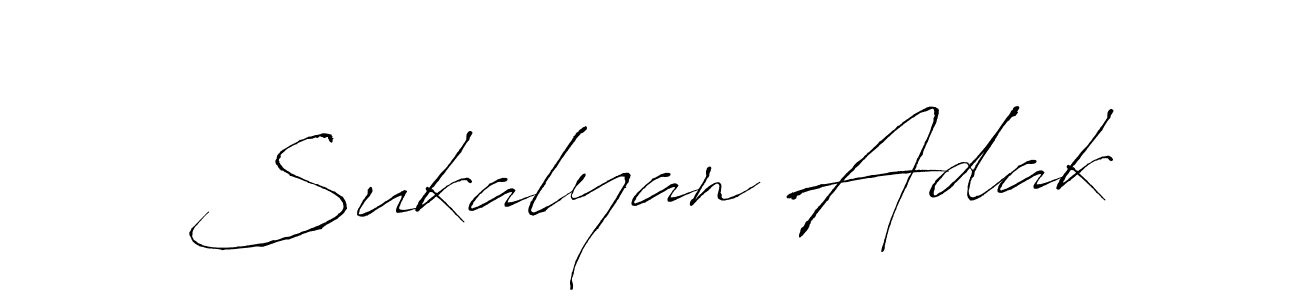 Antro_Vectra is a professional signature style that is perfect for those who want to add a touch of class to their signature. It is also a great choice for those who want to make their signature more unique. Get Sukalyan Adak name to fancy signature for free. Sukalyan Adak signature style 6 images and pictures png