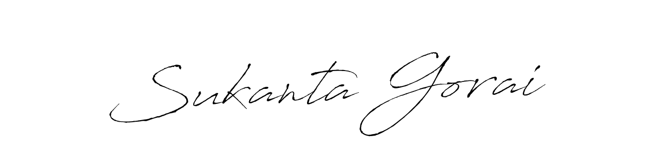 Use a signature maker to create a handwritten signature online. With this signature software, you can design (Antro_Vectra) your own signature for name Sukanta Gorai. Sukanta Gorai signature style 6 images and pictures png
