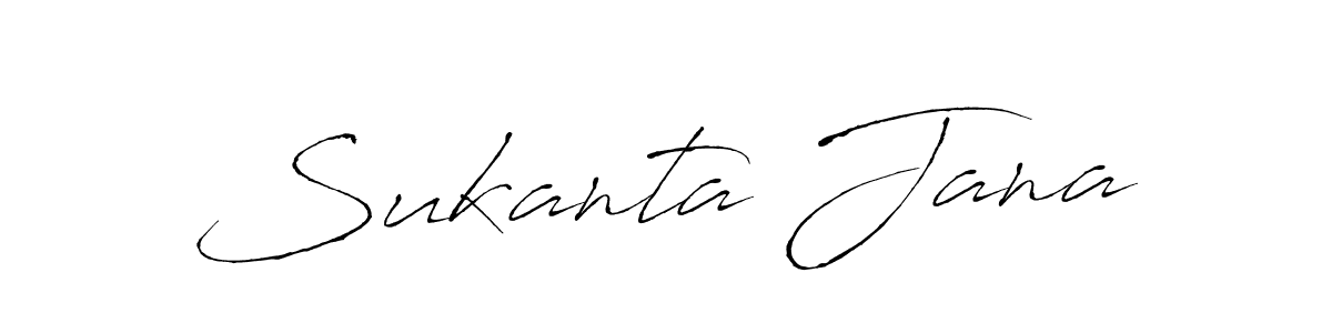 This is the best signature style for the Sukanta Jana name. Also you like these signature font (Antro_Vectra). Mix name signature. Sukanta Jana signature style 6 images and pictures png