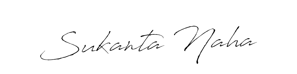 The best way (Antro_Vectra) to make a short signature is to pick only two or three words in your name. The name Sukanta Naha include a total of six letters. For converting this name. Sukanta Naha signature style 6 images and pictures png