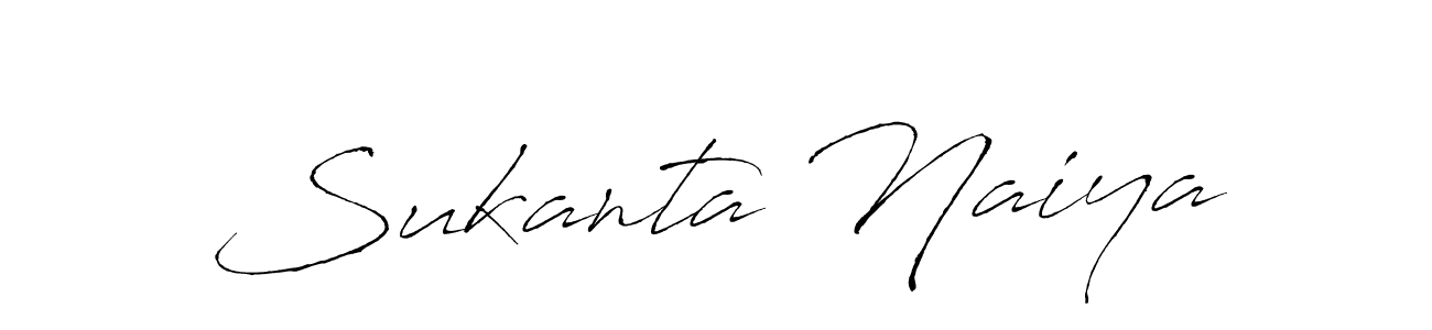 How to make Sukanta Naiya name signature. Use Antro_Vectra style for creating short signs online. This is the latest handwritten sign. Sukanta Naiya signature style 6 images and pictures png