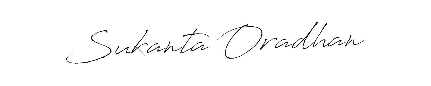 How to make Sukanta Oradhan name signature. Use Antro_Vectra style for creating short signs online. This is the latest handwritten sign. Sukanta Oradhan signature style 6 images and pictures png