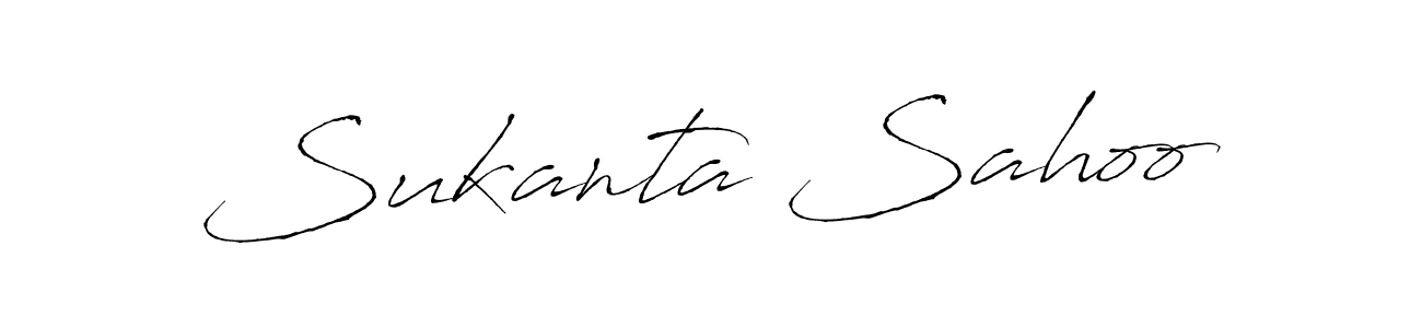 Make a beautiful signature design for name Sukanta Sahoo. With this signature (Antro_Vectra) style, you can create a handwritten signature for free. Sukanta Sahoo signature style 6 images and pictures png