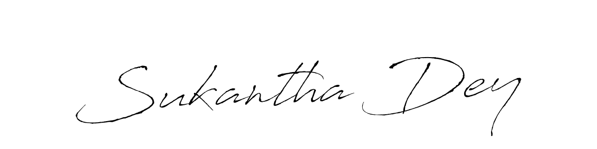 Use a signature maker to create a handwritten signature online. With this signature software, you can design (Antro_Vectra) your own signature for name Sukantha Dey. Sukantha Dey signature style 6 images and pictures png