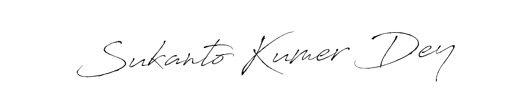 Sukanto Kumer Dey stylish signature style. Best Handwritten Sign (Antro_Vectra) for my name. Handwritten Signature Collection Ideas for my name Sukanto Kumer Dey. Sukanto Kumer Dey signature style 6 images and pictures png