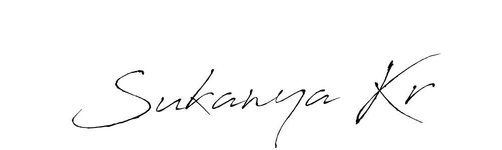Design your own signature with our free online signature maker. With this signature software, you can create a handwritten (Antro_Vectra) signature for name Sukanya Kr. Sukanya Kr signature style 6 images and pictures png