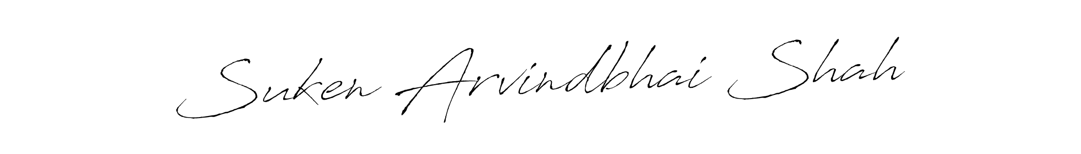 You should practise on your own different ways (Antro_Vectra) to write your name (Suken Arvindbhai Shah) in signature. don't let someone else do it for you. Suken Arvindbhai Shah signature style 6 images and pictures png