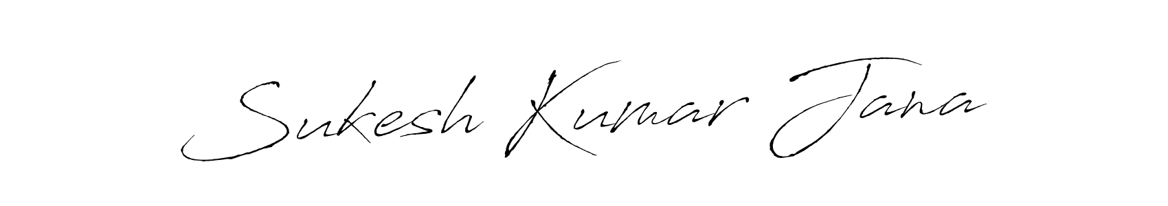 Design your own signature with our free online signature maker. With this signature software, you can create a handwritten (Antro_Vectra) signature for name Sukesh Kumar Jana. Sukesh Kumar Jana signature style 6 images and pictures png