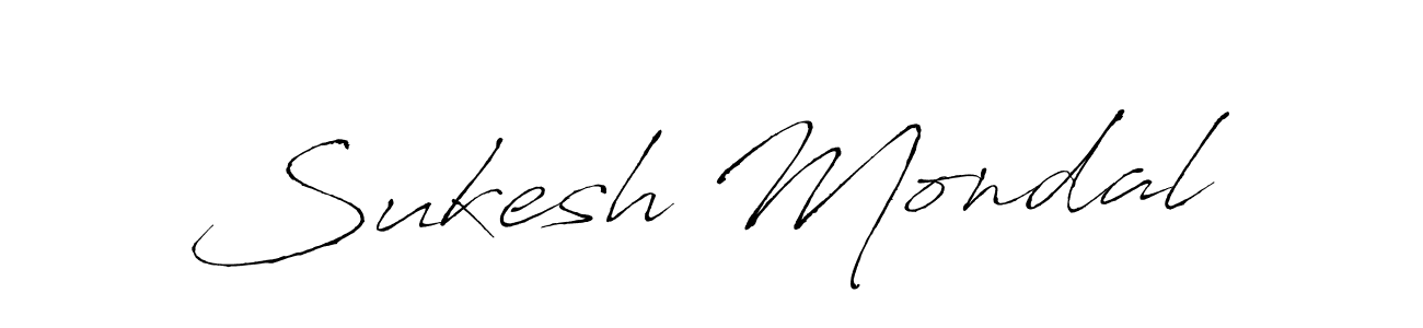 Create a beautiful signature design for name Sukesh Mondal. With this signature (Antro_Vectra) fonts, you can make a handwritten signature for free. Sukesh Mondal signature style 6 images and pictures png