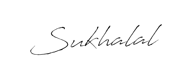 How to make Sukhalal name signature. Use Antro_Vectra style for creating short signs online. This is the latest handwritten sign. Sukhalal signature style 6 images and pictures png