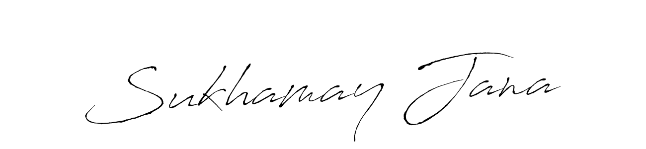 Make a beautiful signature design for name Sukhamay Jana. Use this online signature maker to create a handwritten signature for free. Sukhamay Jana signature style 6 images and pictures png