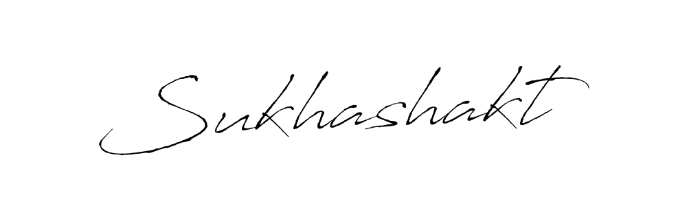 Make a beautiful signature design for name Sukhashakt. With this signature (Antro_Vectra) style, you can create a handwritten signature for free. Sukhashakt signature style 6 images and pictures png