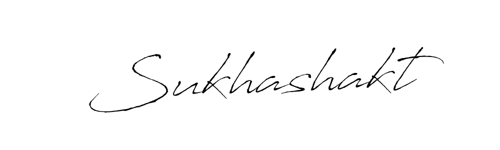 Make a beautiful signature design for name Sukhashakt. With this signature (Antro_Vectra) style, you can create a handwritten signature for free. Sukhashakt signature style 6 images and pictures png