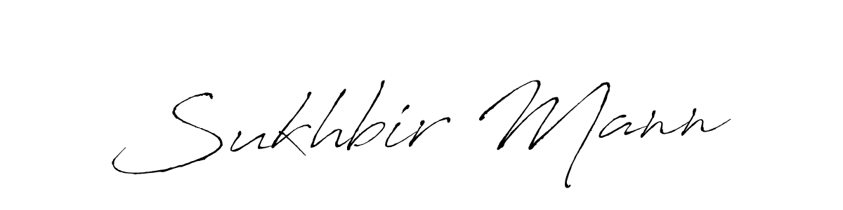 Make a beautiful signature design for name Sukhbir Mann. With this signature (Antro_Vectra) style, you can create a handwritten signature for free. Sukhbir Mann signature style 6 images and pictures png