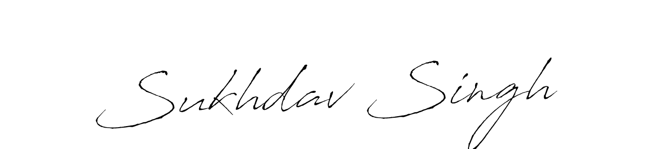 Sukhdav Singh stylish signature style. Best Handwritten Sign (Antro_Vectra) for my name. Handwritten Signature Collection Ideas for my name Sukhdav Singh. Sukhdav Singh signature style 6 images and pictures png