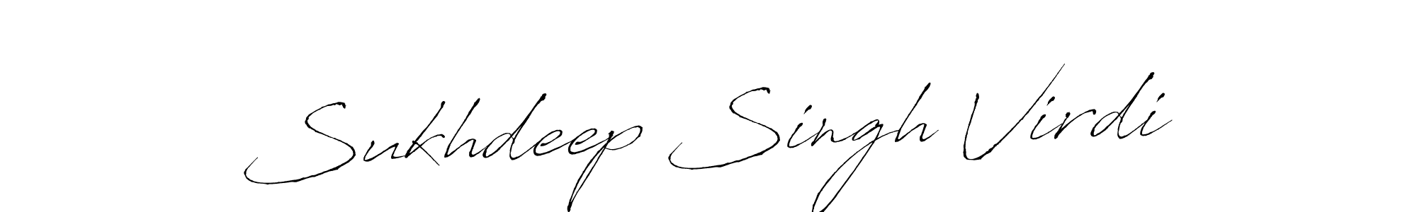 How to make Sukhdeep Singh Virdi signature? Antro_Vectra is a professional autograph style. Create handwritten signature for Sukhdeep Singh Virdi name. Sukhdeep Singh Virdi signature style 6 images and pictures png