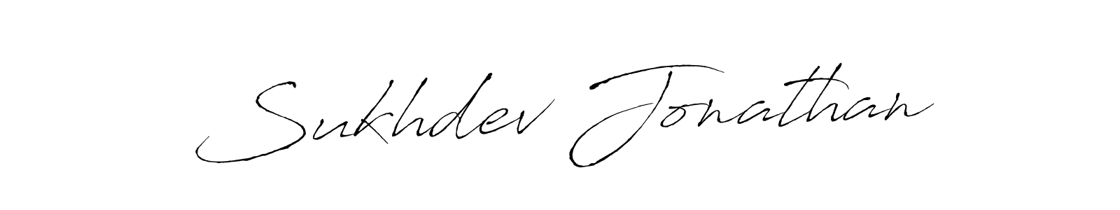 This is the best signature style for the Sukhdev Jonathan name. Also you like these signature font (Antro_Vectra). Mix name signature. Sukhdev Jonathan signature style 6 images and pictures png
