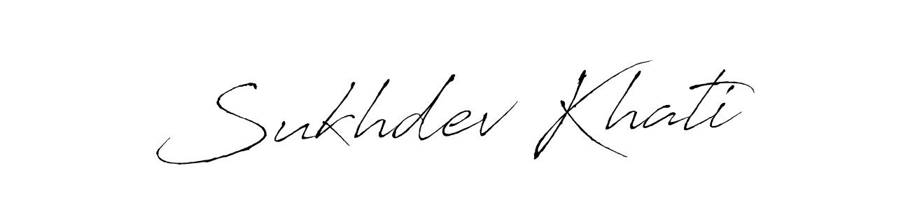 How to make Sukhdev Khati signature? Antro_Vectra is a professional autograph style. Create handwritten signature for Sukhdev Khati name. Sukhdev Khati signature style 6 images and pictures png