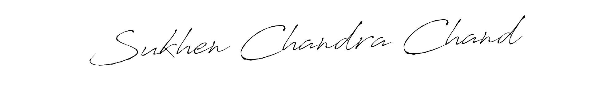 Antro_Vectra is a professional signature style that is perfect for those who want to add a touch of class to their signature. It is also a great choice for those who want to make their signature more unique. Get Sukhen Chandra Chand name to fancy signature for free. Sukhen Chandra Chand signature style 6 images and pictures png