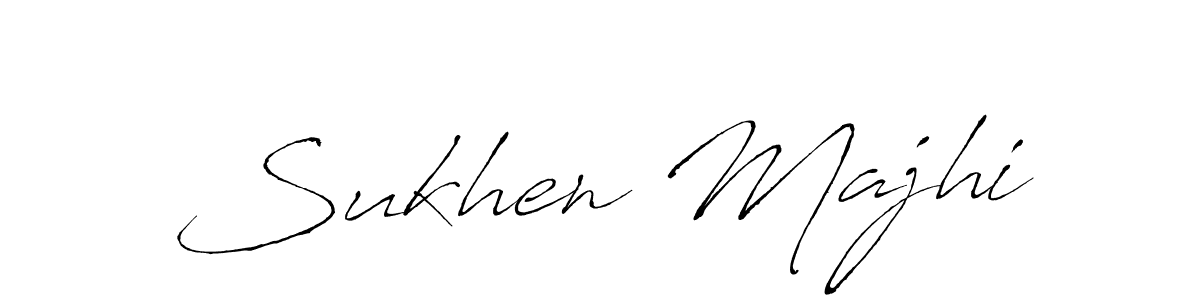 You should practise on your own different ways (Antro_Vectra) to write your name (Sukhen Majhi) in signature. don't let someone else do it for you. Sukhen Majhi signature style 6 images and pictures png