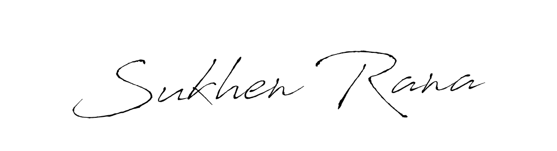 Sukhen Rana stylish signature style. Best Handwritten Sign (Antro_Vectra) for my name. Handwritten Signature Collection Ideas for my name Sukhen Rana. Sukhen Rana signature style 6 images and pictures png