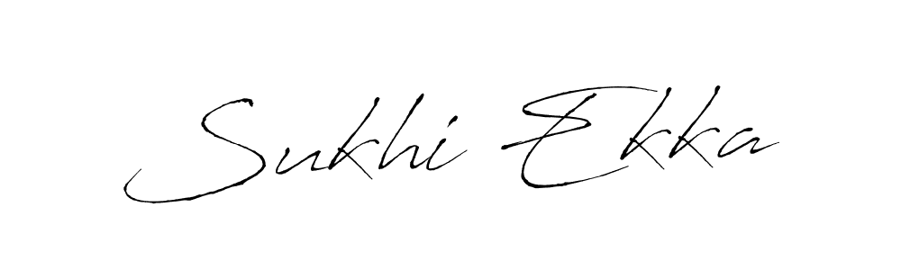 Make a beautiful signature design for name Sukhi Ekka. With this signature (Antro_Vectra) style, you can create a handwritten signature for free. Sukhi Ekka signature style 6 images and pictures png