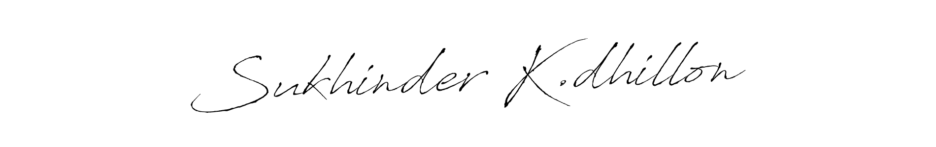 The best way (Antro_Vectra) to make a short signature is to pick only two or three words in your name. The name Sukhinder K.dhillon include a total of six letters. For converting this name. Sukhinder K.dhillon signature style 6 images and pictures png