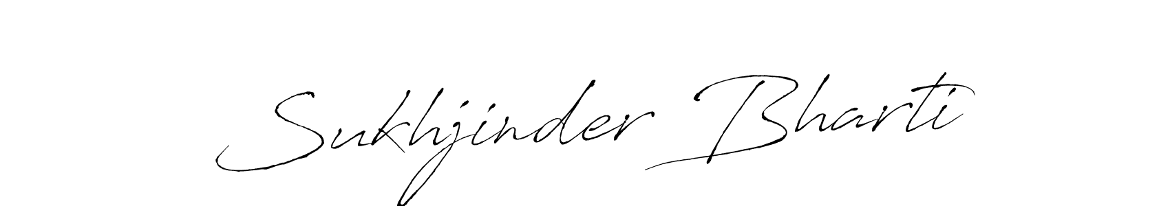 How to make Sukhjinder Bharti signature? Antro_Vectra is a professional autograph style. Create handwritten signature for Sukhjinder Bharti name. Sukhjinder Bharti signature style 6 images and pictures png