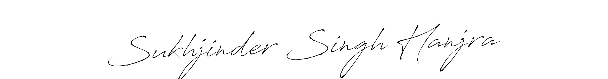 How to make Sukhjinder Singh Hanjra signature? Antro_Vectra is a professional autograph style. Create handwritten signature for Sukhjinder Singh Hanjra name. Sukhjinder Singh Hanjra signature style 6 images and pictures png