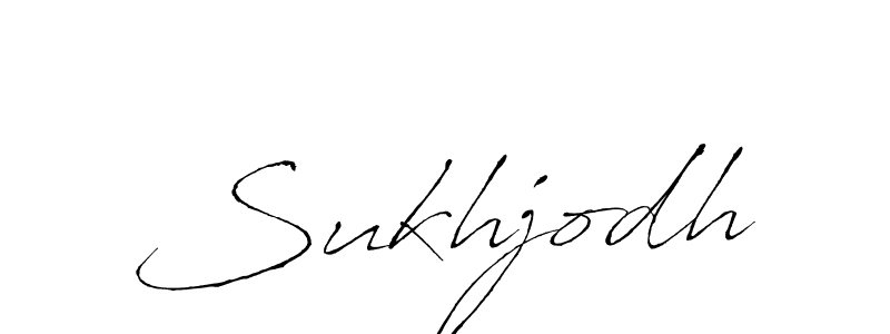 Make a beautiful signature design for name Sukhjodh. With this signature (Antro_Vectra) style, you can create a handwritten signature for free. Sukhjodh signature style 6 images and pictures png