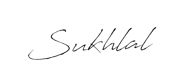 Make a beautiful signature design for name Sukhlal. With this signature (Antro_Vectra) style, you can create a handwritten signature for free. Sukhlal signature style 6 images and pictures png