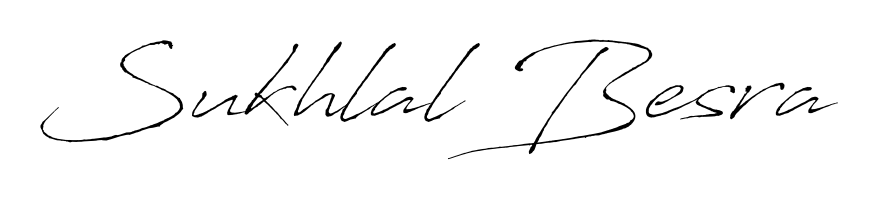 Design your own signature with our free online signature maker. With this signature software, you can create a handwritten (Antro_Vectra) signature for name Sukhlal Besra. Sukhlal Besra signature style 6 images and pictures png