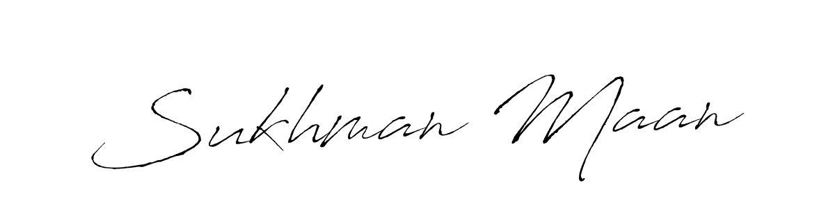 Similarly Antro_Vectra is the best handwritten signature design. Signature creator online .You can use it as an online autograph creator for name Sukhman Maan. Sukhman Maan signature style 6 images and pictures png