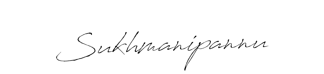 Design your own signature with our free online signature maker. With this signature software, you can create a handwritten (Antro_Vectra) signature for name Sukhmanipannu. Sukhmanipannu signature style 6 images and pictures png