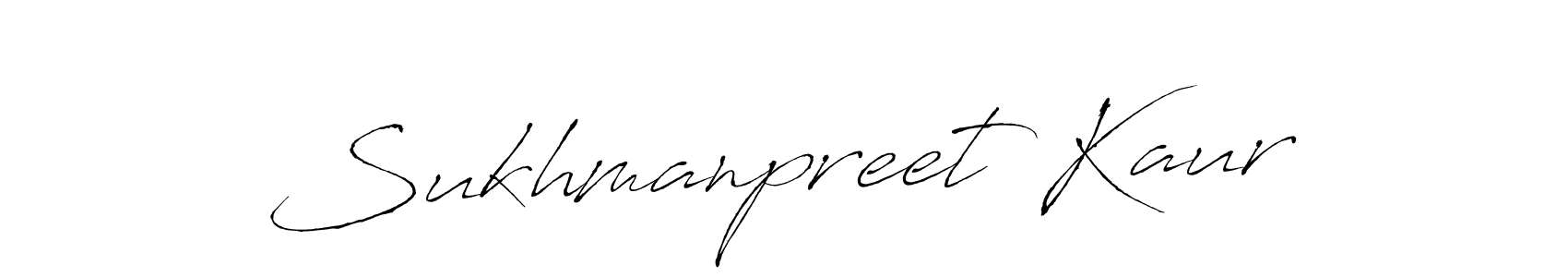How to make Sukhmanpreet Kaur signature? Antro_Vectra is a professional autograph style. Create handwritten signature for Sukhmanpreet Kaur name. Sukhmanpreet Kaur signature style 6 images and pictures png