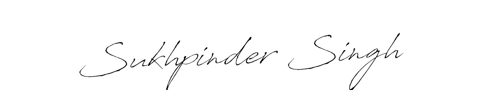 How to make Sukhpinder Singh name signature. Use Antro_Vectra style for creating short signs online. This is the latest handwritten sign. Sukhpinder Singh signature style 6 images and pictures png