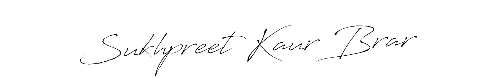 Also we have Sukhpreet Kaur Brar name is the best signature style. Create professional handwritten signature collection using Antro_Vectra autograph style. Sukhpreet Kaur Brar signature style 6 images and pictures png