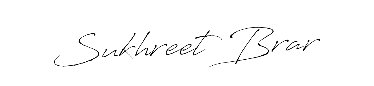 You should practise on your own different ways (Antro_Vectra) to write your name (Sukhreet Brar) in signature. don't let someone else do it for you. Sukhreet Brar signature style 6 images and pictures png