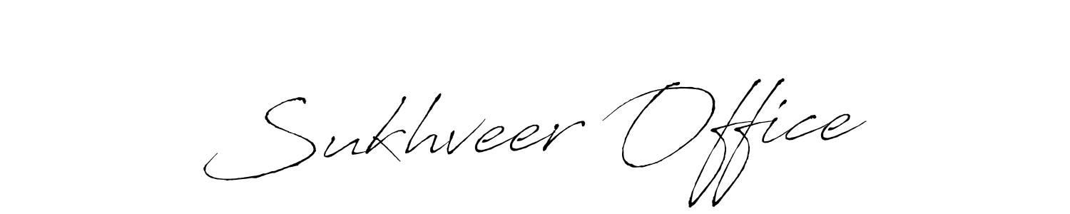 Design your own signature with our free online signature maker. With this signature software, you can create a handwritten (Antro_Vectra) signature for name Sukhveer Office. Sukhveer Office signature style 6 images and pictures png