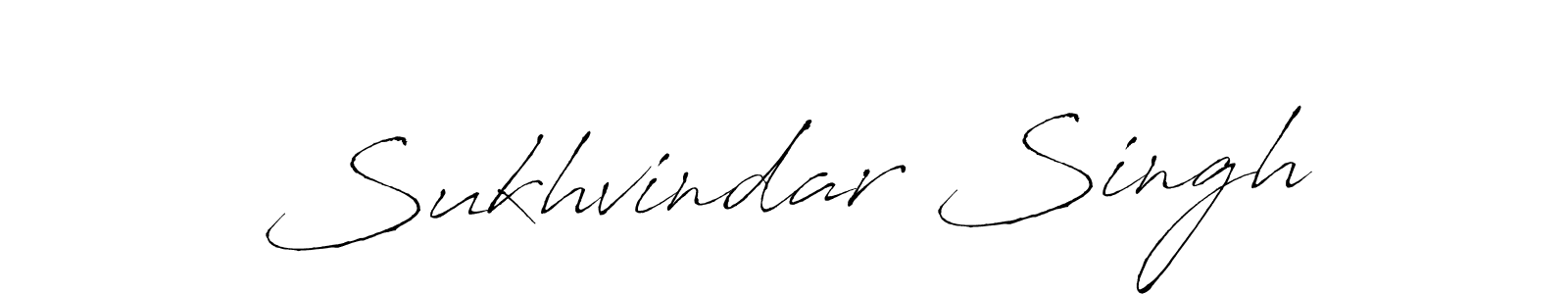 Sukhvindar Singh stylish signature style. Best Handwritten Sign (Antro_Vectra) for my name. Handwritten Signature Collection Ideas for my name Sukhvindar Singh. Sukhvindar Singh signature style 6 images and pictures png