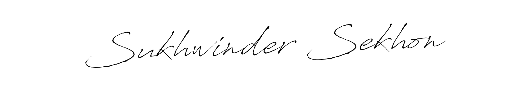 Design your own signature with our free online signature maker. With this signature software, you can create a handwritten (Antro_Vectra) signature for name Sukhwinder Sekhon. Sukhwinder Sekhon signature style 6 images and pictures png