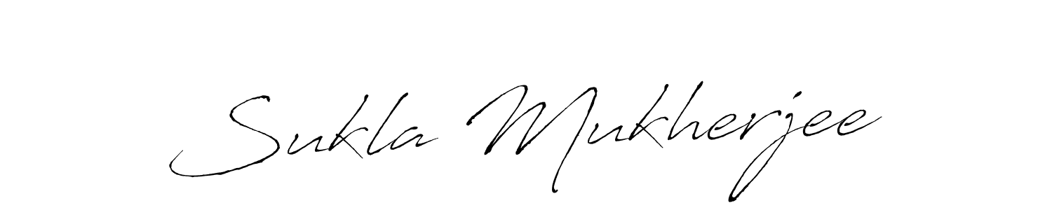 Design your own signature with our free online signature maker. With this signature software, you can create a handwritten (Antro_Vectra) signature for name Sukla Mukherjee. Sukla Mukherjee signature style 6 images and pictures png