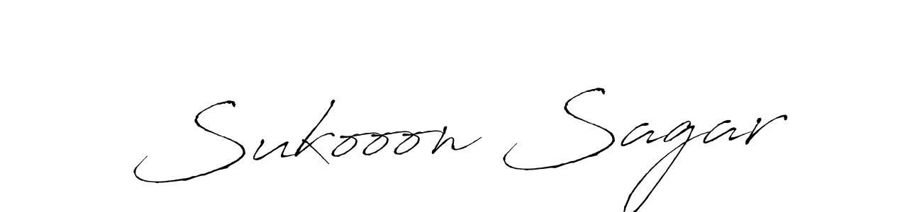 How to make Sukooon Sagar signature? Antro_Vectra is a professional autograph style. Create handwritten signature for Sukooon Sagar name. Sukooon Sagar signature style 6 images and pictures png