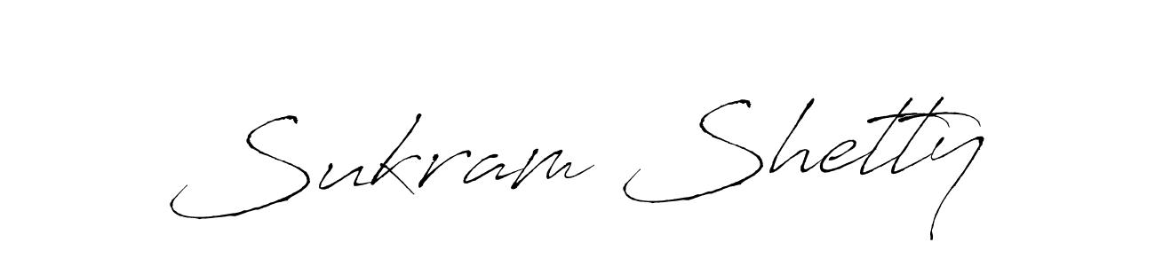 Use a signature maker to create a handwritten signature online. With this signature software, you can design (Antro_Vectra) your own signature for name Sukram Shetty. Sukram Shetty signature style 6 images and pictures png