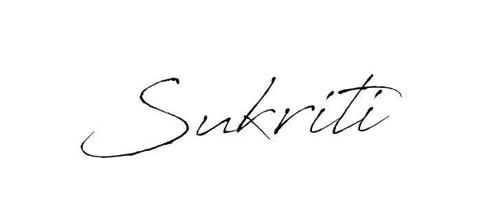 How to make Sukriti signature? Antro_Vectra is a professional autograph style. Create handwritten signature for Sukriti name. Sukriti signature style 6 images and pictures png