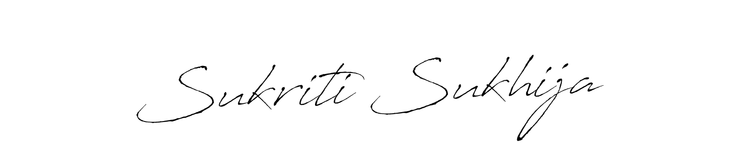 The best way (Antro_Vectra) to make a short signature is to pick only two or three words in your name. The name Sukriti Sukhija include a total of six letters. For converting this name. Sukriti Sukhija signature style 6 images and pictures png
